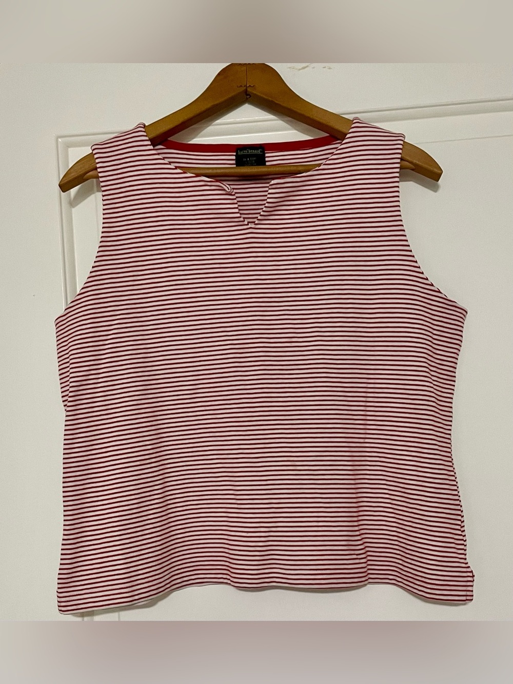 Harve Benard Striped Crop Top, Size XL